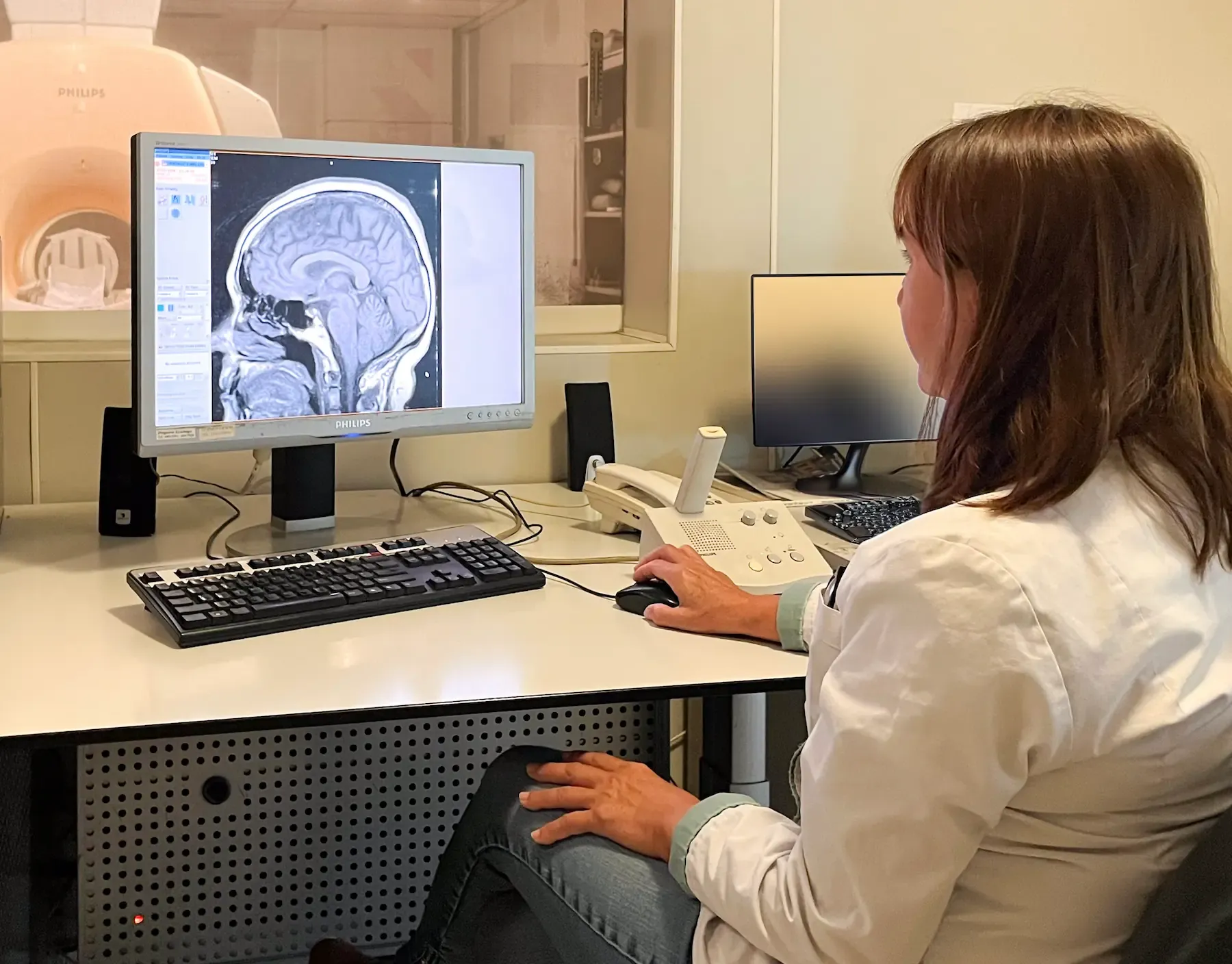 Sala de observación en Resonancia